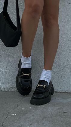 Galaxy Stuff, Loafers Outfit, Shoe Inspo, Platform Loafers, Aesthetic Shoes, Swag Shoes, Pretty Shoes, Dream Shoes, Trendy Shoes