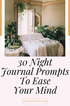 30 night journal prompts to ease your mind | reduce stress | bedtime journal prompts | sleep journal prompts | Night Journal Prompts, Bedtime Journal, Best Journals, Night Journal, Sleep Journal, Ease Your Mind, Teething Remedies, Success Meaning, Trying To Sleep