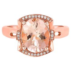 This collection features an array of magnificent morganites! Accented with Diamond these rings are made in rose gold and present a classic yet elegant look. Classic morganite ring in 18K Rose gold with Diamond. Morganite: 2.37 carat, 10X8mm size, oval shape. Diamond: 0.071 carat, 0.80mm size, round shape, G color, VS clarity. Gold: 3.69g, 18K Rose Gold. R686 Morganite Ring, Morganite, 18k Rose Gold, Oval Shape, Round Shape, Fashion Rings, Diamond Ring, Jewelry Rings, Rose Gold