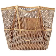 * Large Mesh Beach Bagmeasuring 15 X 14 X 6.5 Inches And 14 Inches Handle Height, This Spacious Mesh Tote Bag Is Designed For Family Use During Beach Or Pool Trips.It Can Easily Accommodate Towels, Swim Suits, Flip Flops, Water Bottles, Glasses, Sunblock, Toys, And All Other Essentials That You Need For A Day At The Beach Or Pool. * Beach Tote With Multiple Pocketsour Beach Tote Bag Is Intelligently Designed 1 Main Pocket That Keeps 4-6 Beach Towels, With A Zippered Interior Compartment And Four Spacious Exterior Pockets. The Exterior Pockets Are Ideal For Storing Items Such As Sunscreen And Sunglasses, Water Bottles, While The Interior Compartment Offers Ample Space For Your Wa Gold Bucket Bag For Beach, Gold Bucket Bag For The Beach, Gold Tote Beach Bag For Summer, Gold Tote Beach Bag For Vacation, Gold Beach Bag With Adjustable Strap, Gold Beach Bags With Adjustable Strap, Gold Summer Beach Bag, Gold Summer Beach Bags, Gold Beach Bag For Summer Travel