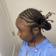 Cute natural braided hairstyles💕 Big Chop Protective Styles, Cornrows Natural Hair, Afro Hair Care, Cornrows Styles, Hair Patterns, Natural Afro Hairstyles, Quick Braided Hairstyles