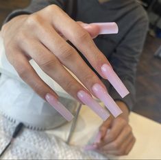 Long Acrylic Nails Coffin, Acrylic Nails Coffin Pink