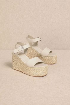 Elevate your style with our Cannes Platform Wedge Sandel. Crafted in a classic ivory hue, these sandals feature a chunky wedge heel for added height and comfort. Perfect for any occasion, these sandals are a versatile and stylish addition to any wardrobe. Chunky Wedges, Platform Wedge, Elevate Your Style, Platform Wedges, Cannes, Wedge Heels, Your Style, Wedges, Sandals