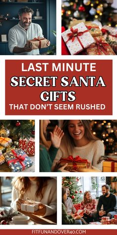 the last minute secret santa gifts that don't seem rushed on christmas day