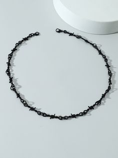 Color: Black Gender: Men Material: Zinc Alloy Quantity: 1 piece Type: Chain Necklaces IN Length 23.6 This data was obtained from manually measuring the product, it may be off by 1-2 CM. Mens Beaded Necklaces, Embellished Fashion, Stylish Necklace, Beaded Necklaces, Simple Necklace, Online Fashion, Chains Necklace, Zinc Alloy, Men's Clothing