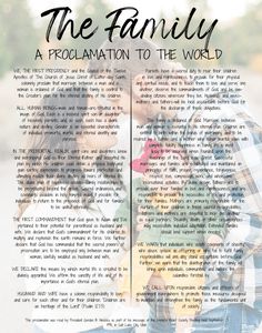 the family poem is featured in this page with an image of two adults and one child