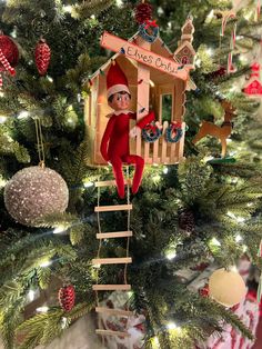 Elf Tree, Elf Door, Hello Holiday