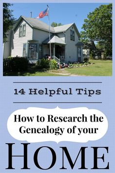 Genealogy of a home: 14 tips for Researching Historic Homes Folk Victorian, Genealogy Research, Historic Preservation, Historical Society, Historic Homes, Helpful Tips, Genealogy, The History, Artifacts