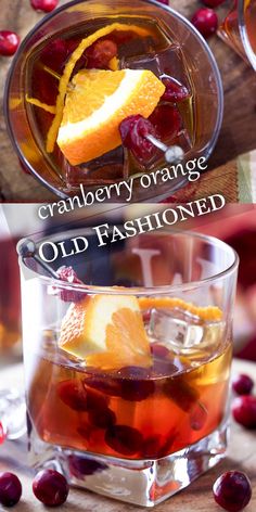 cranberry orange old fashioned tea recipe