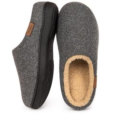 PRICES MAY VARY. Comfortable easy-wear: Featuring a wool-like upper and a warm fuzzy lining, these cozy slippers hug your feet with a soft and luxury touch. 60 D memory foam is tailored to your different foot types and provides good arch support for all-day comfort Non-slip rubber sole: With a durable and anti-skid sole, this slip-on enables you to walk confidently on slippery or wet floors. When you are preparing for a travel, you can carry these comfy portable slippers in your luggage Perfect Walk Confidently, Cozy Shoes, Cozy Slippers, Comfy Slippers, Cosy Winter, Bedroom Essentials, Soft Slippers, Felted Slippers, Perfect Bedroom