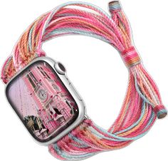 Adjustable Multicolor Apple Watch Band Fashion Accessory, Adjustable Multicolor Apple Watch Band, Casual Multicolor Apple Watch Band As Gift, Casual Apple Watch Band Bracelet For Gift, Casual Apple Watch Band Bracelet Strap As Gift, Casual Apple Watch Band With Bracelet Strap As Gift, Casual Watch Bands Suitable For Gifts, Trendy Adjustable Multicolor Apple Watch Band, Casual Multicolor Watch Bands As Gift