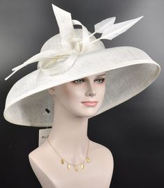 "The crown is decorated with 100% sinamay bows and feathers. Very beautiful!! Ultra Light & comfortable to wear Head girth is from 21' to 22.75 \" adjustable size fits most with an adjustable cord strap for the smaller fit This is a gorgeous, very beautiful hat. Great for Kentucky Derby, Church, Wedding, Tea Party or another special event. If you want to add different colors feathers to match your dress, please feel free to contact me. 💃1. All hats will be sent from Rockville, MD, 20850, using Elegant Hats With Feather Trim And Flat Brim, Elegant Hat With Feather Trim And Flat Brim, Summer Formal Hats With Feather Trim, Formal Summer Hats With Feathers, Elegant Wide Brim Fascinator With Feather Trim, Elegant Flat Brim Hat With Feather Trim, Elegant Hat With Feather Trim And Short Brim, Elegant Adjustable Top Hat With Feather Trim, Elegant Short Brim Hat With Feather Trim