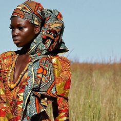 Monday Mood vintagemuseafrica repost senya selah Head Wrap Styles, African Head Wraps, Estilo Hippie