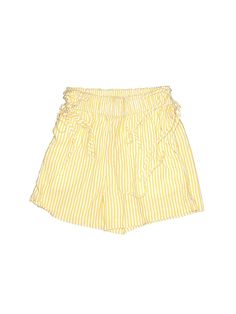 H&M Shorts Size: X-Small Bottoms - used. 50% LYOCELL, 50% VISCOSE, Stripes | H&M Shorts: Yellow Stripes Bottoms - Size X-Small H&m Summer Bottoms With Elastic Waistband, H&m Bottoms With Elastic Waistband For Summer, Trendy H&m Bottoms For Day Out, H&m Casual Spring Pants, H&m Cotton Bottoms For Day Out, H&m Bottoms With Elastic Waistband For Spring, H&m Short Bottoms With Elastic Waistband, Chic Summer Bottoms By H&m, H&m Elastic Waistband Short Bottoms