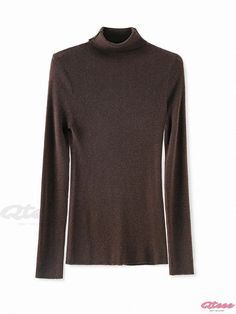 Qteee - Premium Winter Knitwear: Island Precision Needle Lambswool Baselayer Sweater Stretch Brown Fine Knit Sweater, Stretch Fine Knit Brown Sweater, Winter Stretch Turtleneck Knit Top, Brown Long Sleeve Turtleneck For Work, Winter Brown Stretch Turtleneck, Winter Soft Knit Tops For Workwear, Soft Knit Winter Tops For Work, Soft Knit Tops For Winter Workwear, Brown Long Sleeve Turtleneck For Fall