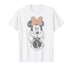 PRICES MAY VARY. Officially Licensed Disney Mickey And Friends Apparel for Women - Men - Youth - Toddler; Mickey And Friends T-Shirt; Holiday; Seasonal; Christmas; Vintage; Disneyland; Disney+; Disney Plus; Disney World; Present; Birthday; Minnie Mouse T-Shirt 22DNMI00214B-001 Lightweight, Classic fit, Double-needle sleeve and bottom hem Minnie Mouse Outfits, Friends Tshirt, Disney Plus, Classic Disney, Vintage Portraits, Cute Tshirts, Mickey And Friends, Disney Mickey, Branded T Shirts