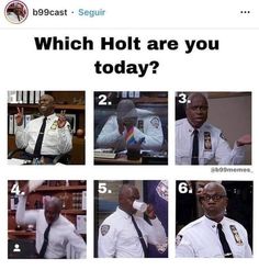 six different shots of men in white shirts and ties with the caption which hot are you today?