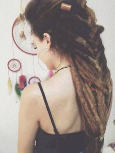 #dreads #dreadlocks #hair Long Dreadlocks, Hippie Dreads, Dreadlocks Girl, Dread Braids, Dreads Girl, Beautiful Dreadlocks, Hippie Hair, Dreads Styles, Dreadlock Extensions