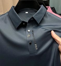 The Prestigio Polo Shirt – Elavure Korea Południowa, Mens Business Casual, Korean Fashion Shorts, Business Shorts, Lucet, England Fashion, Summer Set, Business Casual Men, Long Sleeve Polo Shirt