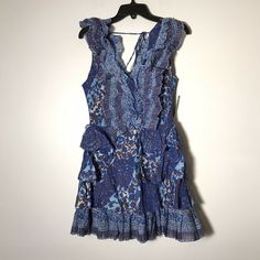 Reposhing This Item I Purchased From @Thepurplegoat. Loved It, But Ready To Rotate For Something New. Questions? Leave A Comment Below! Bohemian Blue Dresses With Ruffles, Blue Bohemian Mini Dress With Ruffles, Multicolor V-neck Mini Dress With Ruffle Hem, Bohemian Light Blue V-neck Mini Dress, Blue V-neck Mini Dress With Vibrant Print, Blue V-neck Mini Dress With Boho Print, Bohemian A-line Mini Dress With Ruffles, Tiered Mini Dress, Dress Cotton