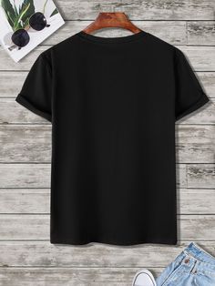 Mens Casual T Shirts, African Men Fashion, Plain Tees, Tee Shirt Homme, Mens Casual, Casual T Shirt, Casual Tee