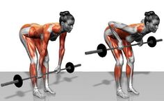 two images of a man doing squats with barbells