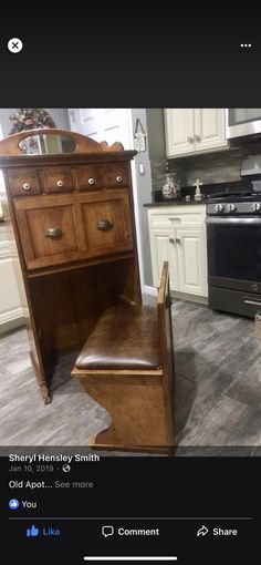 a kitchen with an oven, stove and counter top in it's own home