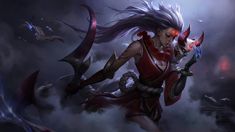 Blood Moon Skins, Diana Lol, Blood Moon Diana, League Of Legends Anime, League Of Legends Art, League Legends, Akali League Of Legends, Lol Champions, League Of Legends Memes