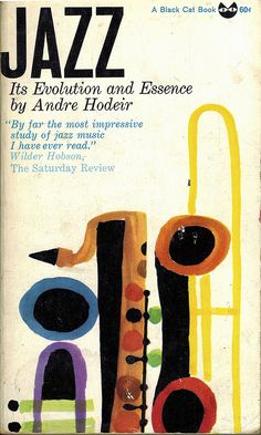 a book cover with an image of a saxophone and other musical instruments on the cover