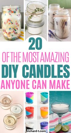 20 of the most amazing diy candles that anyone can make with just one candle