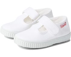 Cienta Kids Shoes 50000 (Infant/Toddler/Little Kid) | Zappos.com Spring Round Toe Easy Fit Sneakers, Spring Sneakers With Soft Sole And Closed Toe, White Textile Flat Canvas Shoes, Comfortable White Closed Toe Canvas Shoes, Non-slip White Canvas Shoes For Summer, White Non-slip Canvas Shoes For Summer, Cotton Sneakers For School In Summer, White Non-slip Canvas Shoes For Spring, Comfortable Sneakers With Soft Sole For Spring