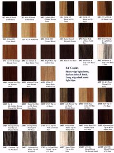 Download Redken color chart 24 Color Shades Chart, Salon Hair Color Chart