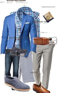 Men's Clothing, Blazer, Blue, Color