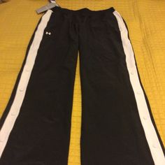 New With Tags Recovery Pants By Under Armour. Never Worn In Size Large. Snaps Up Both Legs. Under Armour Stretch Casual Pants, Under Armour Black Sweatpants For Sports, Casual Under Armour Activewear For Jogging, Black Sporty Sweatpants By Under Armour, Black Casual Under Armour Sweatpants, Casual Stretch Pants By Under Armour, Under Armour Athleisure Loungewear Bottoms, Under Armour Casual Jogging Bottoms, Under Armour Sportswear Bottoms For Jogging