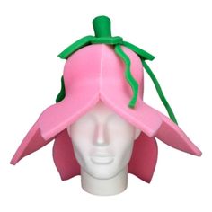 This Trumpet Flower Hat will definitely make you stand out at your next Party, Hora Loca, Wedding, Corporate Event, Birthday, Quinceanera, or Halloween Party! It can be used as a wedding hats, top hats, photo booth props, or a party favor. Spring Flower Shaped Fitted Costume Hats And Headpieces, Adjustable Flower-shaped Party Hat, Flower-shaped Summer Party Hat, Novelty Hat For Costume Party, One Size, Pink Flower-shaped Costume Hat For Parties, Foam Party, Flower Party, Foam Flowers, Flower Hats