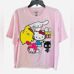 Sanrio X Bioworld Hello Kitty & Friends Graphic Character T-Shirt (Pink) Condition: Brand New Without Tags Note: Please View Photos Carefully For Item Description. Thank You. Casual Pink Hello Kitty T-shirt, Pink Cotton Hello Kitty T-shirt, Trendy Pink Hello Kitty T-shirt, Cute Pink T-shirt With Graphic Print, Pink Cartoon Print Summer Tops, Pink Cartoon Print Top For Summer, Playful Pink Cartoon Print Top, Summer Pink Top With Cartoon Print, Pink Hello Kitty T-shirt For Spring