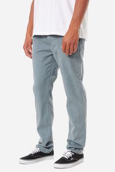 Designed for ultimate comfort and style, the Pipeline Chino Pant features a slim straight fit and elastic waistband for a perfect fit. The Tencel Cotton blend is suitable for any event and is most similar to our previously loved Stand Pant. 55% Tencel, 42% Cotton, 3% Spandex stretch chino Slim Straight fit 32" Inseam 15" Leg Opening Elastic waistband with drawcord Front slash pockets Back welt pockets | Pipeline Chino Pant Men's Size XXL Cotton in Thyme by Katin Chino Pants Men, Stretch Chinos, Chinos Pants, Thyme, Welt Pockets, Welt Pocket, Perfect Fit, Cotton Blend, Spandex