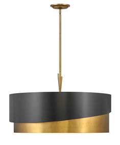 Fredrick Ramond - FR34318HBR - Eight Light Chandelier - Gigi - Heritage Brass Satin Noir, Foyer Pendant, Drum Chandelier, Drum Pendant, Ceiling Fan Chandelier, Candelabra Bulbs, Luxury Lighting, Led Chandelier, Ceiling Fixtures