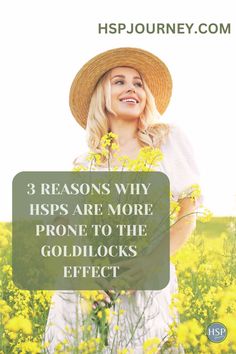 3 Reasons Why HSPs Are More Prone To The Goldilocks Effect - HSPJourney Have you ever felt like Goldilocks, searching for that "just right" experience? The Goldilocks effect describes our tendency to prefer things that are neither too much nor too little, but perfectly balanced. As a highly sensitive person, you might find yourself drawn to situations, relationships, or even porridge that hit that sweet spot of complexity and comfort.

#hspjourney
#highlysensitiveperson
#hsp
#besensitivebefree