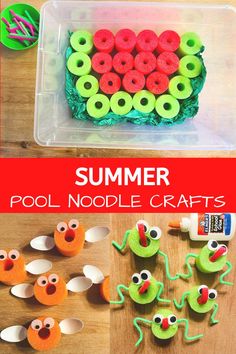 this summer pool noodle craft is perfect for kids to make