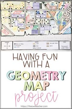 a map with the words having fun with a gomerry map project on it