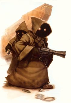 Jawas Star Wars Species, Clone Wars Art, Star Wars Characters Pictures, Star Wars Rpg, Star Wars Wallpaper, Star Wars Artwork, Star Wars Fan Art, Star Wars Pictures