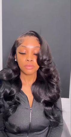 Casual Wear For Black Women, Side Part Layered Curls Black Women, 28inch Body Wave Wig, 13x6 Lace Frontal Wig Side Part, 24in Frontal Wig Hairstyles, Side Part Sew In No Edges, 24inch Body Wave Wig, 26 Inch Wig Body Wave, Middle Part 20 Inch Wig