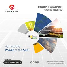 an advertisement for solar power company