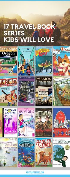 children's books with the title 17 travel book series kids will love