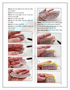 instructions to crochet an ornament