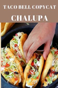 taco bell copycat chalupa is an easy appetizer to serve at any party