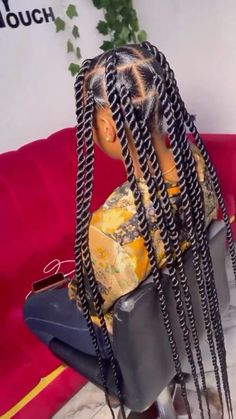 Big Twist Braids Hairstyles, Straight Up Hairstyles, Black Kids Braids Hairstyles, Quick Braids, Braided Hairstyles For Black Women Cornrows, Feed In Braids Hairstyles, Long Hairstyle, Tutorial Ideas, Braided Hairstyle