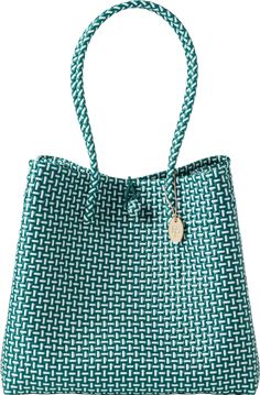 Stylish and environmentally friendly, our Izmir shopper bag is handwoven from recycled plastic. Long handles, generous proportions, and waterproof materials make it the perfect carry-all for the market, beach, or any outing. Eco-friendly Green Straw Bag With Double Handle, Eco-friendly Green Straw Shopping Bag, Everyday Green Woven Beach Bag, Eco-friendly Green Beach Bag With Leather Handles, Green Woven Beach Bag With Double Handle, Green Woven Beach Bag, Green Beach Bag With Braided Handles For Everyday Use, Everyday Green Beach Bag With Braided Handles, Eco-friendly Green Square Straw Bag