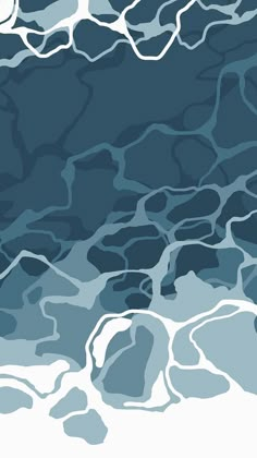 an abstract blue and white background with wavy lines in the center, on top of water